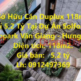 Own a 118m2 Duplux Apartment for Only 5.2 Billion at Solforest Project, Ecopark Van Giang - Hung Yen _0