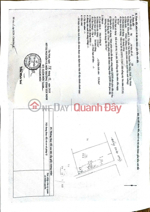 BEAUTIFUL LAND - GOOD PRICE - Owner Urgently Sells Potential Land Lot In Tan Bien Town, Tay Ninh _0