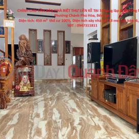 CHÍNH CHỦ CẦN BÁN NHÀ BIỆT THỰ LIỀN KỀ TẠI 31 Song lập A, Đường NG2, Phường Chánh Phú Hòa, Bến Cát _0