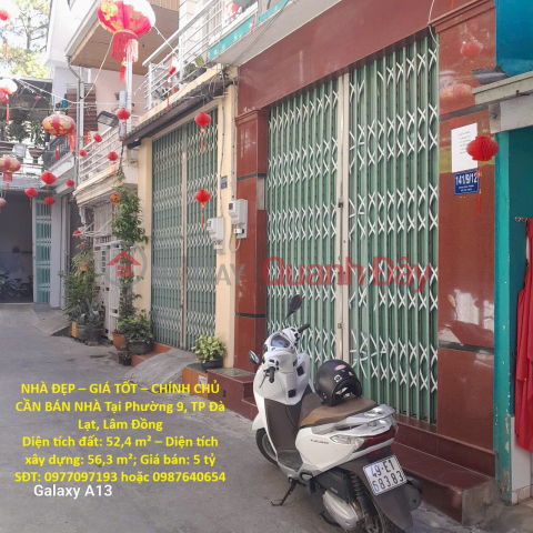 BEAUTIFUL HOUSE – GREAT PRICE – OWNER SELLING HOUSE Located in Ward 9, Da Lat City, Lam Dong Province _0