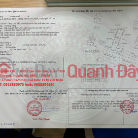 HOUSE FOR SALE BY OWNER - 80D Phan Van Hon, Xuan Thoi Thuong, Hoc Mon District, HCMC _0