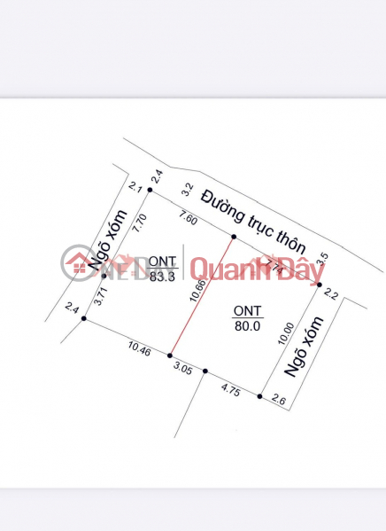 Property Search Vietnam | OneDay | Nhà ở Niêm yết bán | SIÊU PHẨM LÔ GÓC 80M TẠI KHU CÔNG NGHIỆP PHÚ NGHĨA-CHƯƠNG MỸ-HÀ NỘI