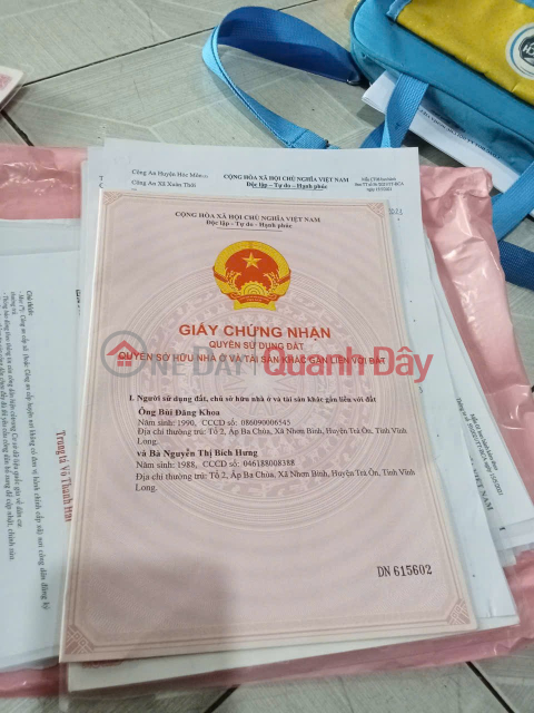 ĐẤT ĐẸP – GIÁ TỐT – CHÍNH CHỦ CẦN BÁN TẠI 2589, Đường Ba Chùa, Xã Trà Côn, Huyện Trà Ôn, Vĩnh Long _0