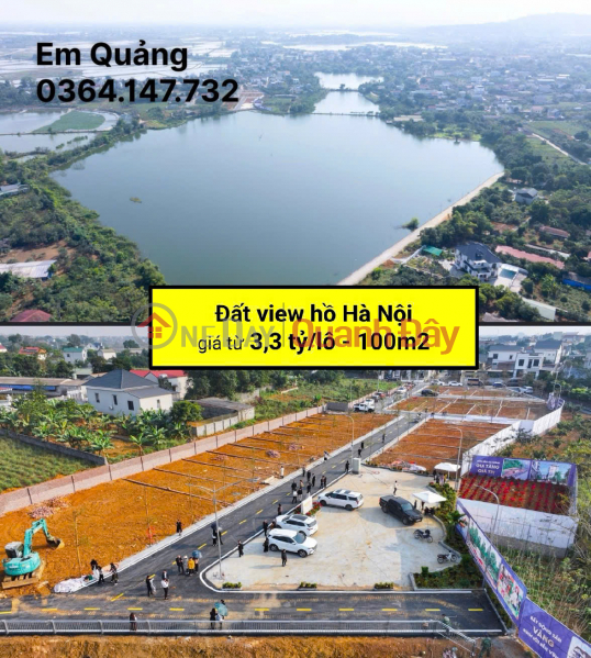 Đất view hồ, đối diện công viên – Không gian sống xanh, thoáng mát giữa lòng Hoà Lạc - Xuân Mai | Việt Nam Bán | đ 3 tỷ