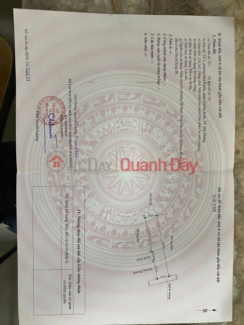 LÔ HIẾM 124.3M² – GIÁ 15TR/M² – SÁT VINHOMES DƯƠNG KINH ZALO 0567 222 555 _0