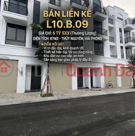 CHỦ NHÀ ĐI NƯỚC NGOÀI BÁN CĂN LK L10b.09 6ty2xx DT 87M2 THỦY NGUYÊN HẢI PHÒNG CÓ THANG MÁY _0