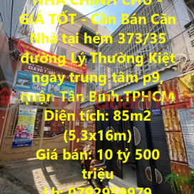 NHÀ CHÍNH CHỦ - GIÁ TỐT - Cần Bán Căn Nhà tại quận Tân Bình, TPHCM _0