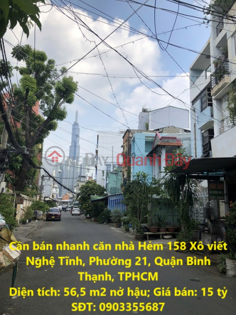 Need to sell quickly house on Xo Viet Nghe Tinh street, Ward 21, Binh Thanh District, HCMC _0