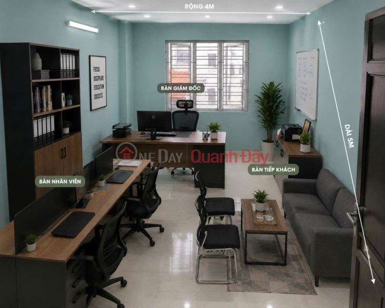 OWNER RENTING OUT A 6.5-STORY OFFICE BUILDING WITH ELEVATOR – CAR ACCESS – PRIME LOCATION IN YEN SO, HANOI CITY Vietnam | Rental đ 35 Million/ month