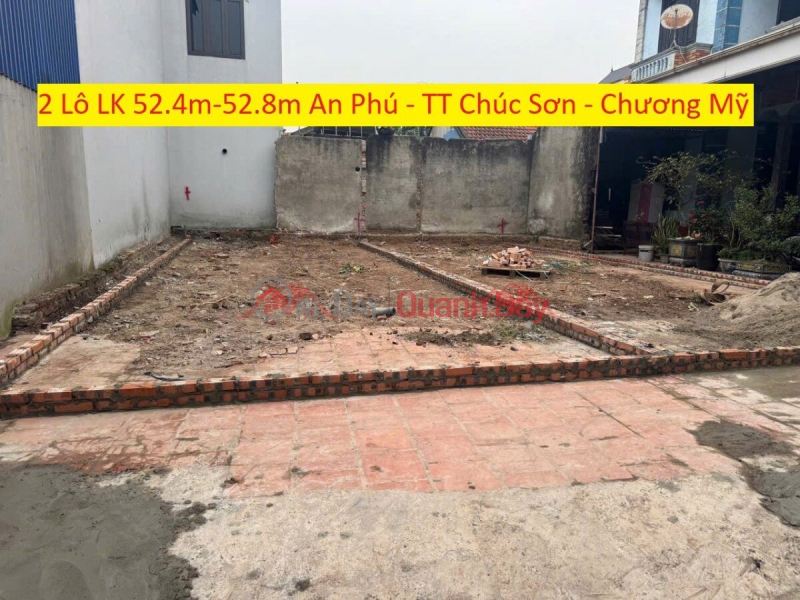 SUPER PRODUCT 2 LOT OF LAND 52.4M AND 52.8M IN CHUC SON CENTER - CHUONG MY - HANOI Sales Listings