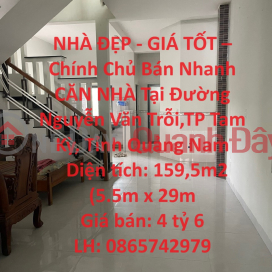 BEAUTIFUL HOUSE - GOOD PRICE - Owner Sells House Quickly At Nguyen Van Troi Street, Tam Ky City, Quang Nam Province _0