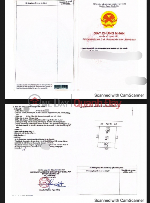 There are 3 lots of rare land in Chuc Son, TK6, from only a little over 1 billion cars, public price _0