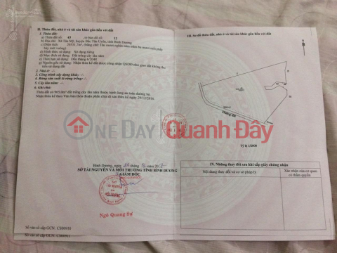 Bán đất tại đường Vành Đai 4, Xã Tân Mỹ, Bắc Tân Uyên, Bình D Tân Uyên, Bình Dương, 26 tỷ, 21000 m2 _0