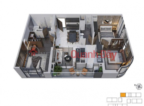 APARTMENT FOR SALE IN THU DUC CITY, RING ROAD 3, 2BR, 80M2, GOOD PRICE, ONLY 4 MONTHS _0