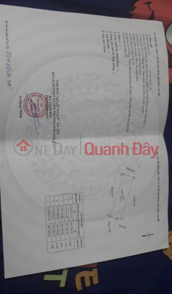 ĐẤT CHÍNH CHỦ - TRỤC CHÍNH Đường Trần Khát Chân, Phố Đông Hạ, Phương Đông Hoa Lư - Ninh Bình Niêm yết bán