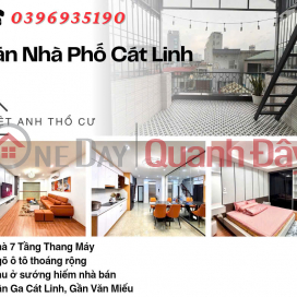 Bán nhà Phố Cát Linh, 7 Tầng, Thang Máy Xịn, Ngõ Ô Tô, Giá: 13.7 Tỷ, Lh: 0396935190. _0
