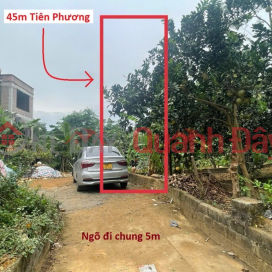 SUPER INVESTMENT PRODUCT PRICE ONLY 1.8 TY LAND IN TIEN PHUONG-CHUONG MY AREA: 45M _0