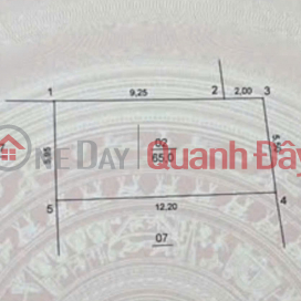 CẦN BÁN LÔ ĐẤT ĐẸP XÃ TỨ HIỆP, HUYỆN THANH TRÌ, HÀ NỘI. Diện tích : 65m2- Mặt tiền : 5.5m2 _0