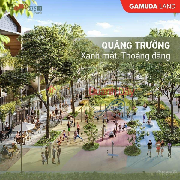 Khu nhà phố có PHỐ ĐI BỘ RỘNG 31M lần đầu tiên có tại Việt Nam Niêm yết bán