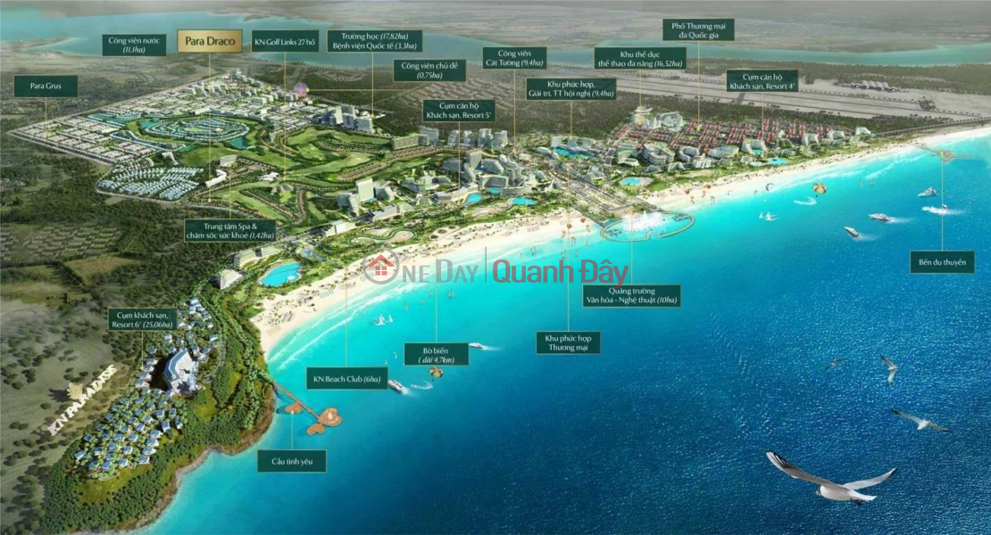 FOR SALE Para Grus Golf Course Directly 90Ha. AT KN Paradise Cam Ranh Project, Cam Ranh City, Khanh Hoa Vietnam | Sales, ₫ 3.6 Billion