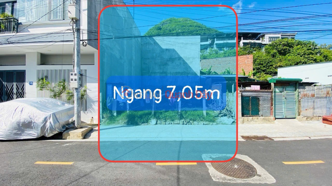 Selling land frontage on Phan Thi Nien street, Vinh Hoa ward, Nha Trang, 7m wide Sales Listings