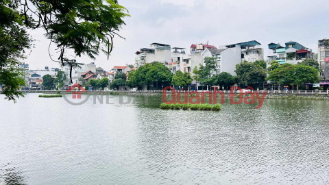bán nhà lô góc mặt phố Long Biên, 100m x 7 tầng, mặt tiền 5.8m, view hồ, ôtô tránh, kinh doanh _0