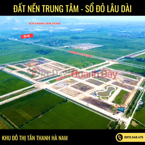 Open for sale of Tan Thanh Elite City Ha Nam urban area project with long-term red book near the District administrative area _0