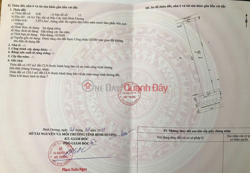 BEAUTIFUL LAND - GOOD PRICE, NEED TO SELL QUICKLY LOT OF LAND WITH 2 FRONTAGES, Hung Vuong, 3855m2, Tay Nam Ward, Ho Chi Minh City Sales Listings