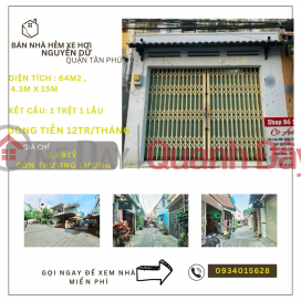 Selling social house at Tan Huong market 64m2, 1 floor, 5.69 billion - Cash flow 12 million\/month _0