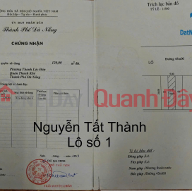 ĐẤT ĐẸP - GIÁ TỐT Cần Bán Đất View Biển Đường Nguyễn Tất Thành, Được Xây Dựng Cao Tầng,Giá chỉ 30,x tỷ. _0