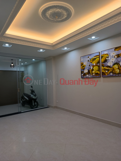CAR ACCESS, FARM LANE, Beautifully built 43x5-storey residential house in Khuong Ha, price only 6 billion _0
