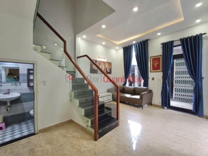 ► K Hoang Dieu, 2 sides open, 51m2, 3 floors, 3 enclosed bedrooms, front and back rooftop terraces, 3.xx billion VND Sales Listings