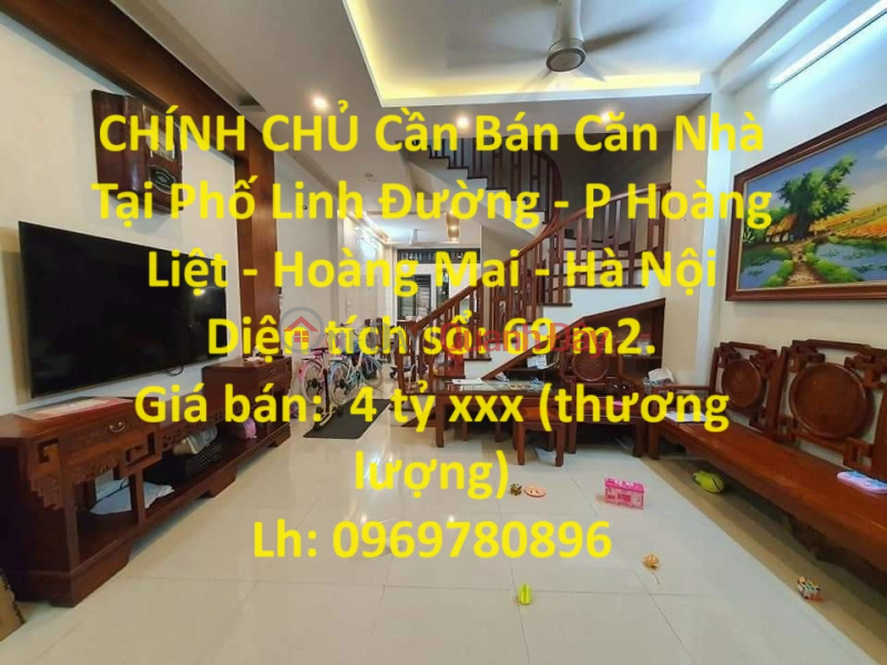 OWNER For Sale House On Linh Duong Street - Hoang Liet Ward - Hoang Mai - Hanoi Sales Listings