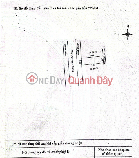 Land for sale on Nhon Hoa Phuoc 1 road - Near the city center bus station. _0