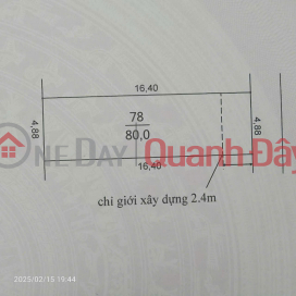 CHÍNH CHỦ GỬI BÁN – KHU ĐẤU GIÁ X2, ĐỒNG NHÂN – HẢI BỐI (Vĩnh Thanh) _0