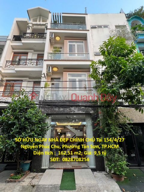 OWN A BEAUTIFUL HOME DIRECTLY FROM THE OWNER at Nguyen Phuc Chu Street, Ward 15, Tan Binh District, Ho Chi Minh City _0