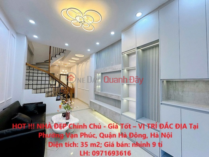 HOT !!! NHÀ ĐẸP Chính Chủ - Giá Tốt – VỊ TRÍ ĐẮC ĐỊA Tại Phường Vạn Phúc, Quận Hà Đông, Hà Nội Niêm yết bán