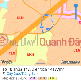 Land for sale with 2 main plastic frontages in Cay Gao Commune, Trang Bom District, Dong Nai Province. 0938974428 _0