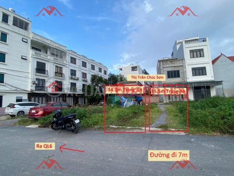 SUPER PRODUCT INVESTMENT PRICE 3TY6 LAND IN CHUC SON CENTER - CHUONG MY AREA: 35.5M _0