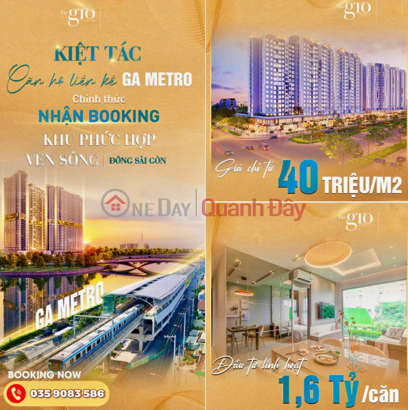 The Gio Riverside căn hộ view sông mở bán đợt 1 giá tốt nhất liên hệ em ngay, Việt Nam | Bán | đ 2,6 tỷ