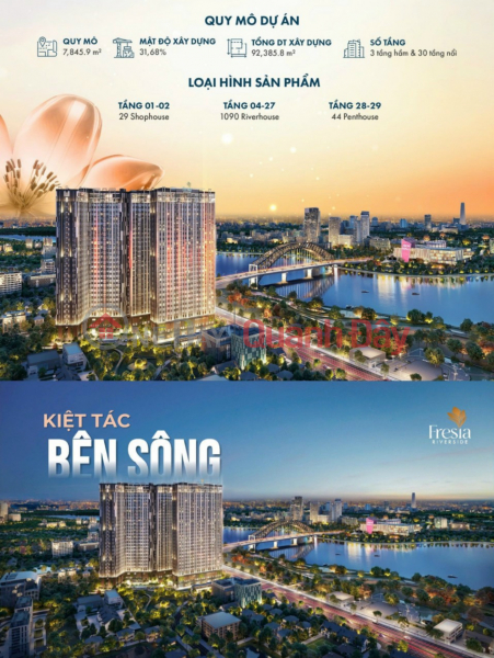 Property Search Vietnam | OneDay | Residential, Sales Listings, Invest Today – The Most Beautiful River View in Fresia, Phase 2 Officially Opens Booking