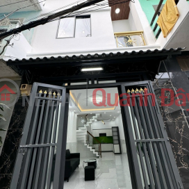 RIGHT AT THE INTERSECTION OF 4 XA - TAN HOA DONG - NEW 3-STOREY HOUSE - 42M2 - 3 BEDROOMS - BEAUTIFUL ALLEY - EXPANDED LAND BOOK AFTER COMPLETION _0