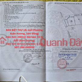 OWNER SELLING QUICKLY: VILLA in Ward 10, Da Lat, Lam Dong _0