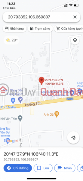 Bán đất ngõ 2,5m 612 Mạc Đăng Doanh, Dương Kinh Niêm yết bán