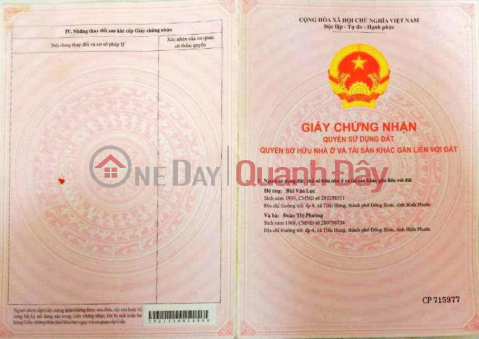 Đất Đẹp- giá tốt Chính chủ cần bán nhanh lô đất tại TP Đồng Xoài, tỉnh Bình Phước _0