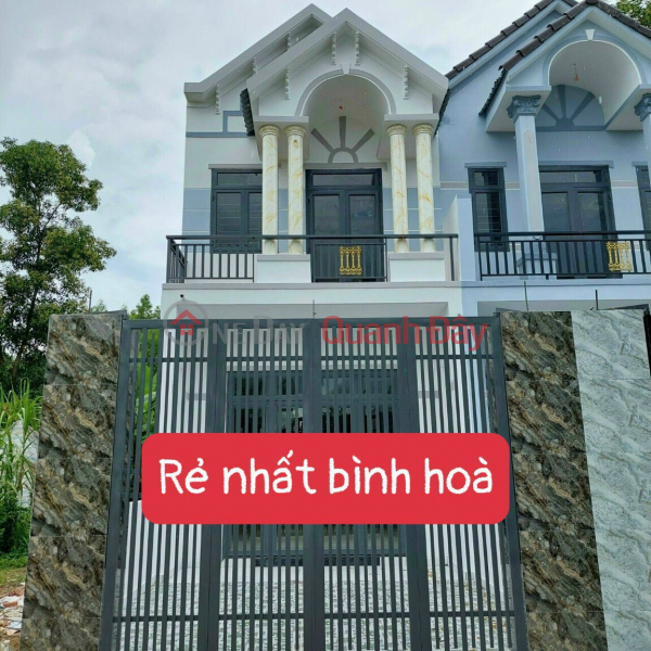 Bán nhà mới 1 trệt 1 lầu KDC Bình Hoà – giáp P.Bửu Long chỉ 2,3 tỷ Niêm yết bán