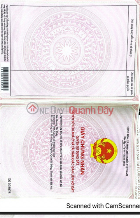 PRIME LAND – GOOD PRICE – OWNER NEEDS TO SELL 2 PLOTS OF LAND IN Tuong Son Commune, Thach Ha District, Ha Tinh Province _0