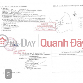 ĐẤT CHÍNH CHỦ - GIÁ TỐT CẦN BÁN NHANH LÔ ĐẤT VỊ TRÍ ĐẮC ĐỊA tại TP. Vĩnh Yên tỉnh Vĩnh Phúc _0