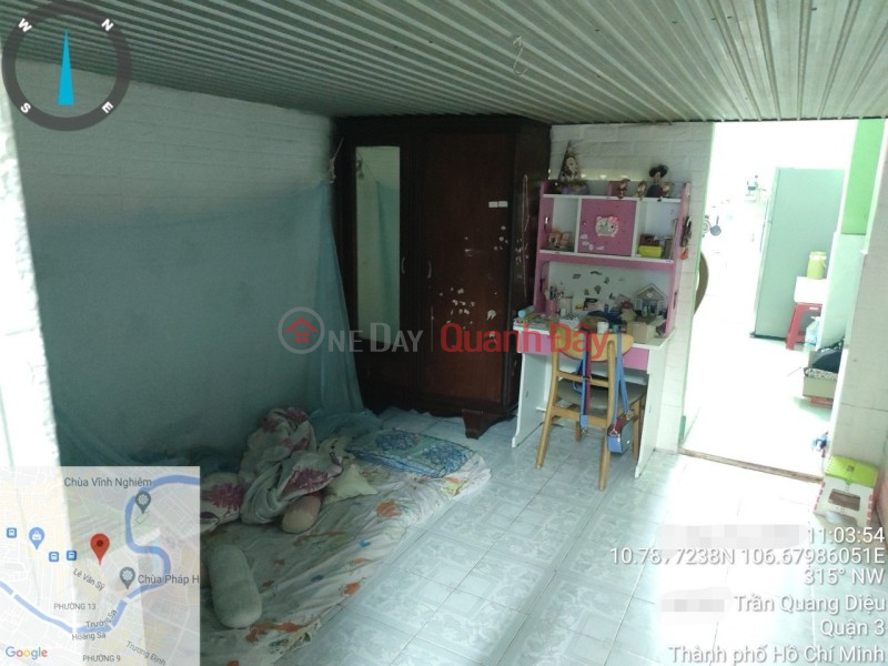 Property Search Vietnam | OneDay | Nhà ở, Niêm yết bán, Nhà Bán P14 Hẻm 284/ Lê Văn Sỹ 65m2 , 3 Tầng BTCT , 3PN , hẻm thông Giá 7 tỷ 9 ( TL )