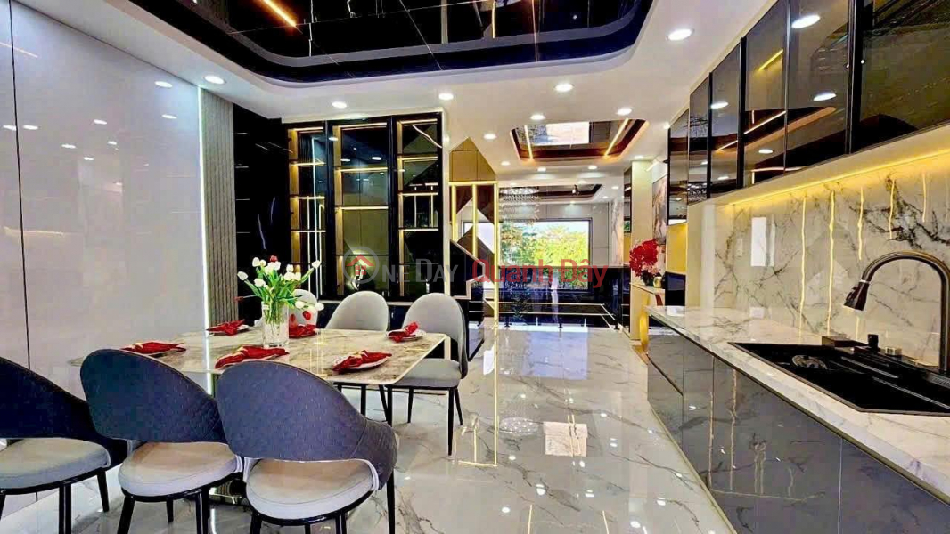 Property Search Vietnam | OneDay | Residential | Sales Listings | House in a car-accessible alley on Huynh Tan Phat street, 5 floors, high-end interior, just over 8 billion VND.